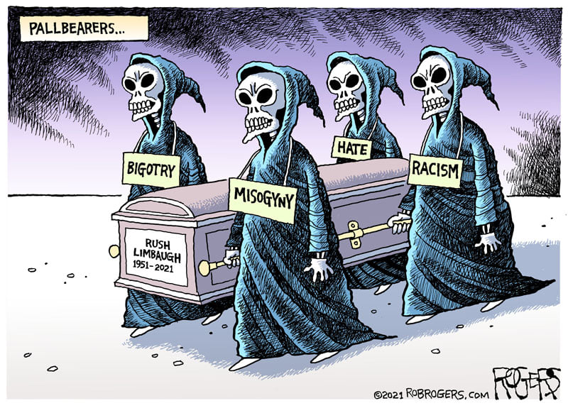 We're glad you're dead